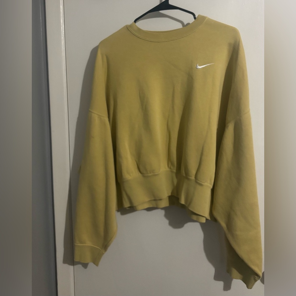 Nike Women's Mustard Sweatshirt